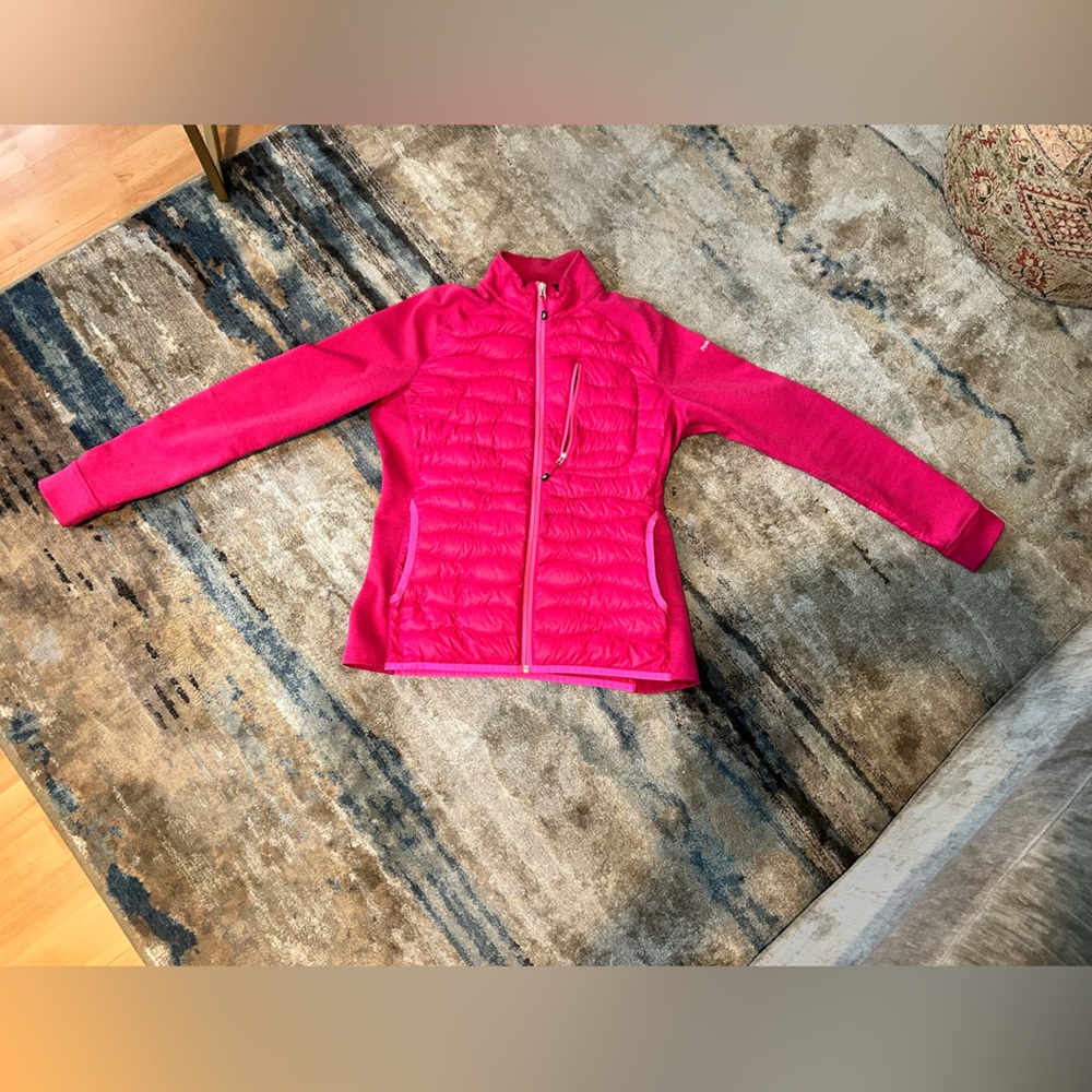 Peak Performance Pink Puffer Jacket Duck Down